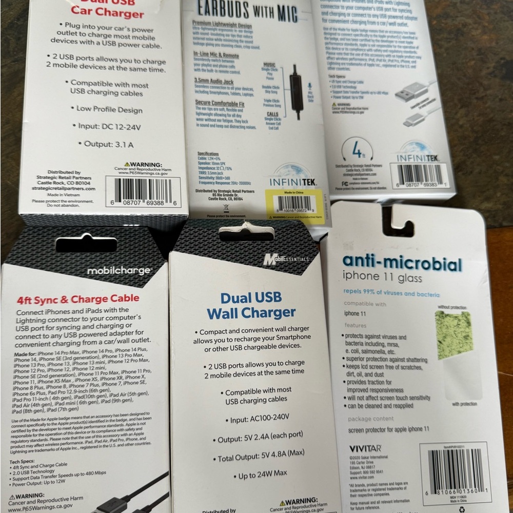 Lot of 6 new iPhone iPad accessories. Details in description - Picture 3 of 9